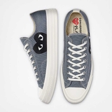 CDG x Converse Chuck 70 Low 'Steel Gray'