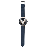 Đồng hồ LV TAMBOUR DAMIER COBALT 'Blue & Gold'