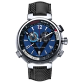 Đồng hồ LV TAMBOUR DAMIER COBALT 'Black & Blue'