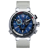 Đồng hồ LV TAMBOUR DAMIER COBALT 'Black & Blue'