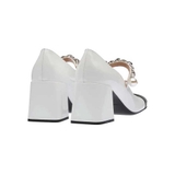 Giày Miu Miu Pumps Patent Leather 'White 6,5'