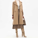 Áo choàng len Gucci GG Label 'Camel'