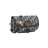 DIOR BOBBY EAST-WEST BAG Blue Dior Oblique Jacquard '22 x 13 x 5 cm'