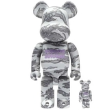 Bearbrick x Atmos x Solebox 400% 100%