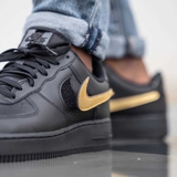 Nike AF1 'Swoosh tháo rời - Black Gold'