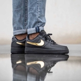 Nike AF1 'Swoosh tháo rời - Black Gold'