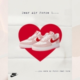 Nike Air Force 1 Valentine 'Thư Tình'