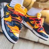 Off-White x Nike Dunk Low 'University Gold'