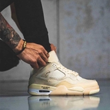 Off-White x Jordan 4 SP 'Sail'