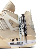 Off-White x Jordan 4 SP 'Sail'