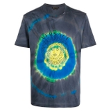 Versace T-Shirt mit Batik-Print 'Blue'