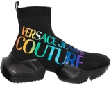 Versace Jeans Couture high-top sneaker 'Black Rainbow'