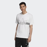 Adidas Áo Outline White (form Âu)