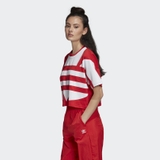 Adidas Áo Large Logo Red White