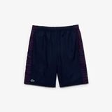 Lacoste Shorts Tennis Side-Print Black Red (form Âu)