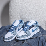 Giày Air Jordan 1 Low GS 'Washed Denim'