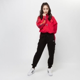 Áo khoác Adidas Crop 'Cầu Vồng - Đỏ'