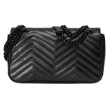 Túi Gucci Kleine GG Marmont Schultertasche 'Black'