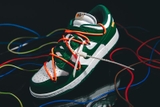 Off-White x Nike Dunk Low 'Pine Green'