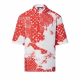 Sơ mi Louis Vuitton MONOGRAM BANDANA SHORT-SLEEVED SHIRT 'Red'