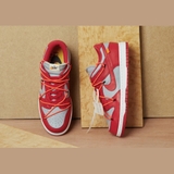 Off-White x Nike Dunk Low 'University Red'