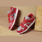 Off-White x Nike Dunk Low 'University Red'