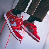 Off-White x Nike Dunk Low 'University Red'