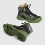 Gucci Flashtrek Leather High 'Black Green'