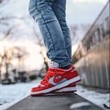 Off-White x Nike Dunk Low 'University Red'