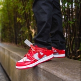 Off-White x Nike Dunk Low 'University Red'