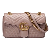 Túi Gucci Kleine GG Marmont Schultertasche 'Pink'