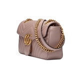 Túi Gucci Kleine GG Marmont Schultertasche 'Pink'