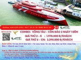 VÉ TÀU CAO TỐC VŨNG TÀU - CÔN ĐẢO