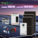 Hệ thống điện năng lượng mặt trời hòa lưới 10KWP - lưu trữ 15KWH
