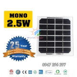 Tấm pin mặt trời mono 2.5W - 5V WorldEnergy