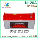 Ắc quy Panasonic 12v – 110Ah (N120A)