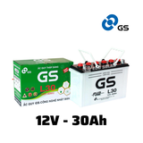 Ắc quy GS nước 12V - 30Ah (L30)