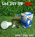 Bóng Led 24V - 9W HMC kẹp cá sấu