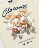 clownz-floral-t-shirt