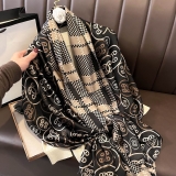 Khăn lụa hoa LH-015