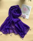 Khăn lụa tơ tằm trơn TTVN-021