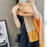 Khăn lụa hoa cao cấp LHH-004