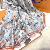 Khăn lụa hoa cao cấp LHH-008