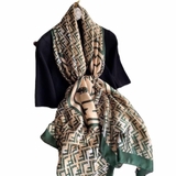 Khăn lụa hoa LH-014