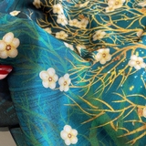 Khăn lụa hoa LH-016