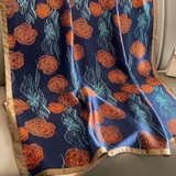 Khăn lụa hoa LH-017