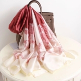 Khăn lụa hoa LH-023