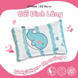 Gối Đinh Lăng Demee Cá Voi Xanh Size S 25x35cm