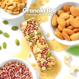 Combo 250gr Bánh Ăn Vặt Biscotti Nguyên Cám Không Đường Tinh Luyện + 200gr Thanh Ngũ Cốc Gạo Lứt Ăn Kiêng