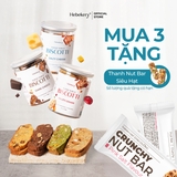 Combo 2 Hộp Biscotti Ăn Kiêng Nguyên Cám Low Calories 4 Hebekery - Bánh Ngũ Cốc Nướng Dinh Dưỡng Ăn Kiêng Lành Mạnh